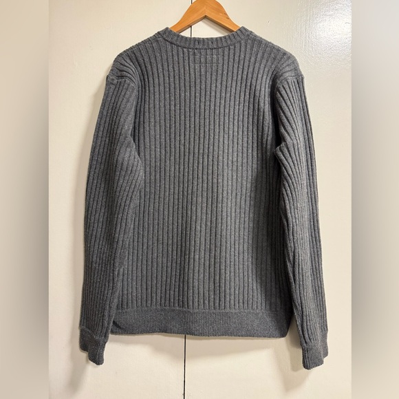 Neighborhood Gray Ribbed Sweater - Picture 2 of 5